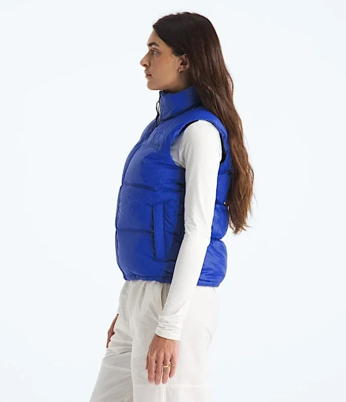 1996 Retro Nuptse DTM-väst för damer 1996 Retro Nuptse DTM-väst för damer