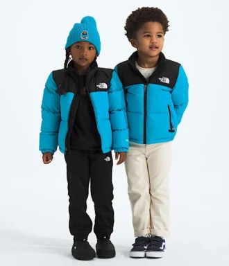 1996 Retro Nuptse-jacka för barn