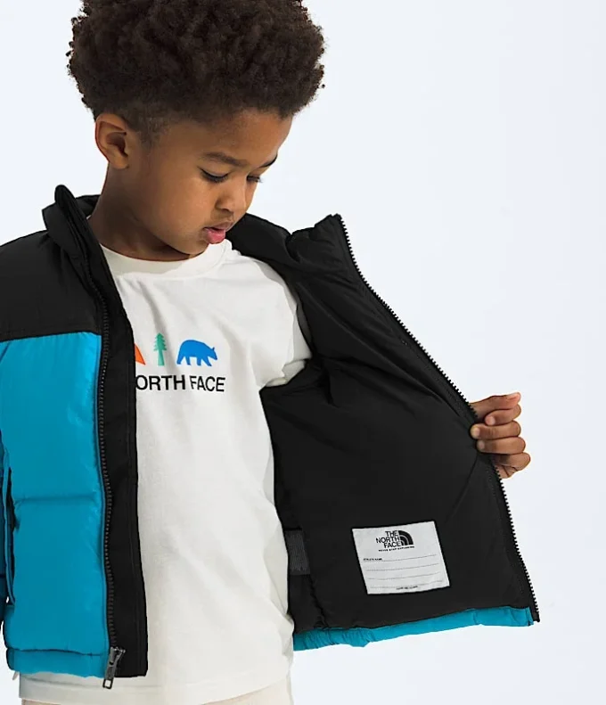 1996 Retro Nuptse-jacka för barn 1996 Retro Nuptse-jacka för barn