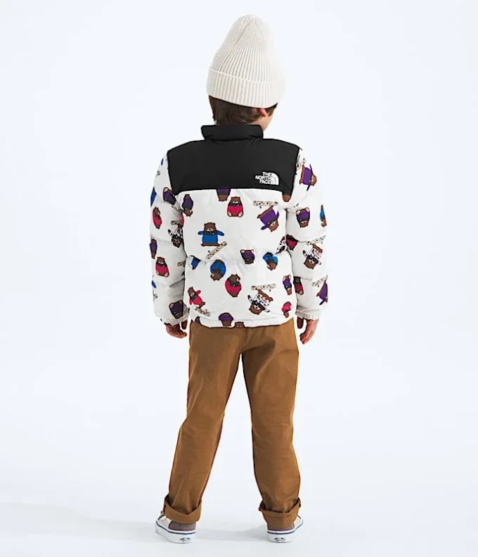 1996 Retro Nuptse-jacka för barn – Tryck 1996 Retro Nuptse-jacka för barn – Tryck