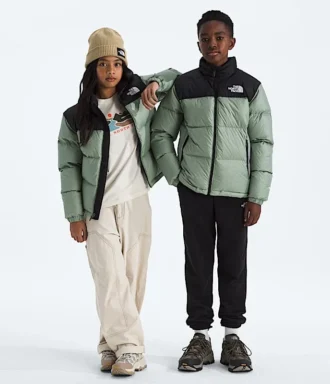 1996 Retro Nuptse-jacka för pojkar och flickor