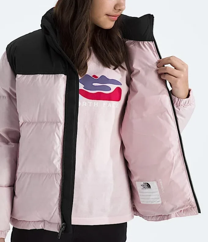 1996 Retro Nuptse-jacka för pojkar och flickor 1996 Retro Nuptse-jacka för pojkar och flickor