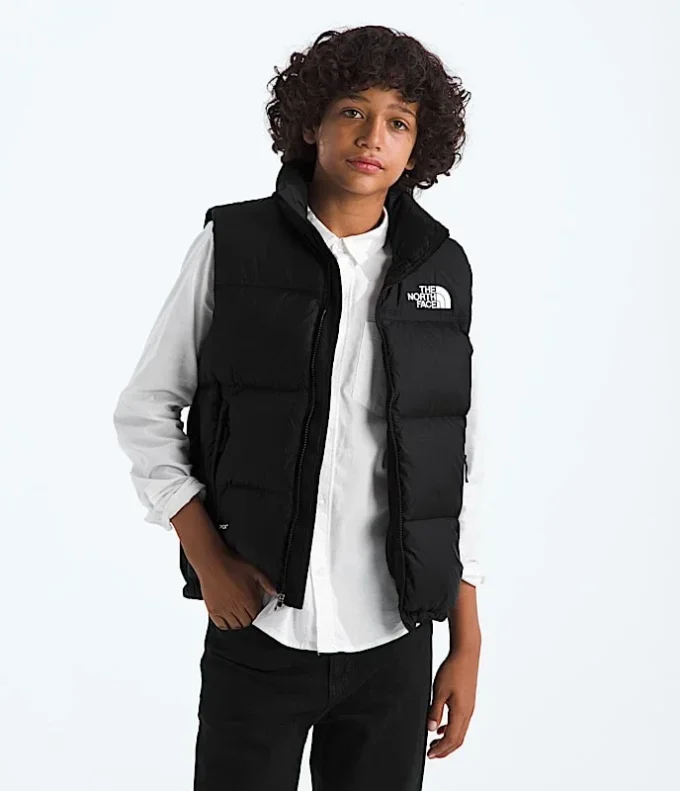 1996 Retro Nuptse-väst för pojkar och flickor 1996 Retro Nuptse-väst för pojkar och flickor