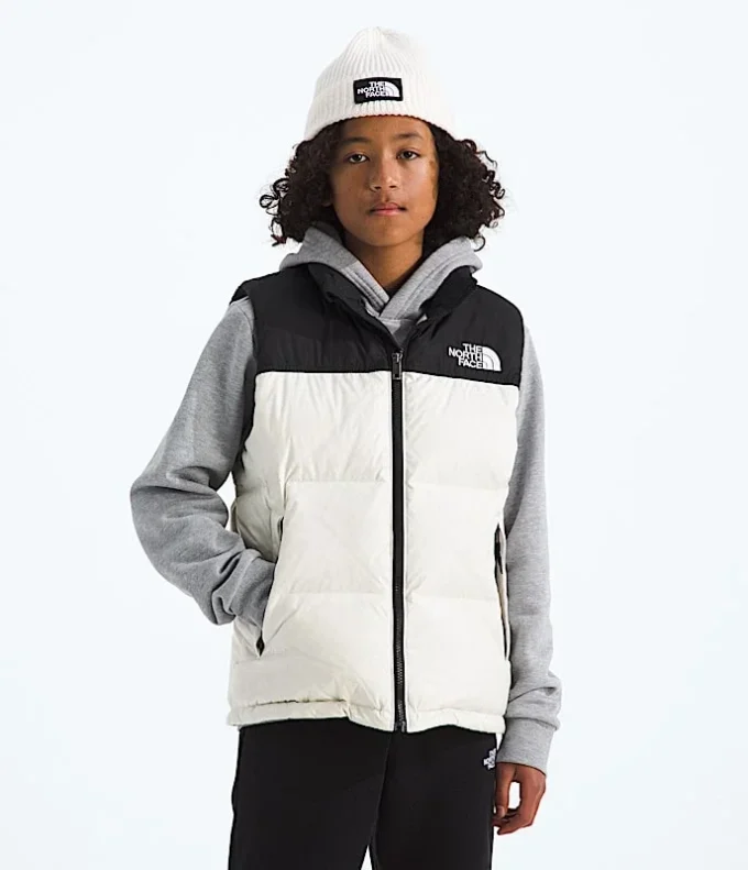 1996 Retro Nuptse-väst för pojkar och flickor 1996 Retro Nuptse-väst för pojkar och flickor