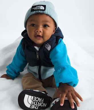 Baby Glacier hoodie med hel dragkedja