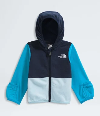 Baby Glacier hoodie med hel dragkedja