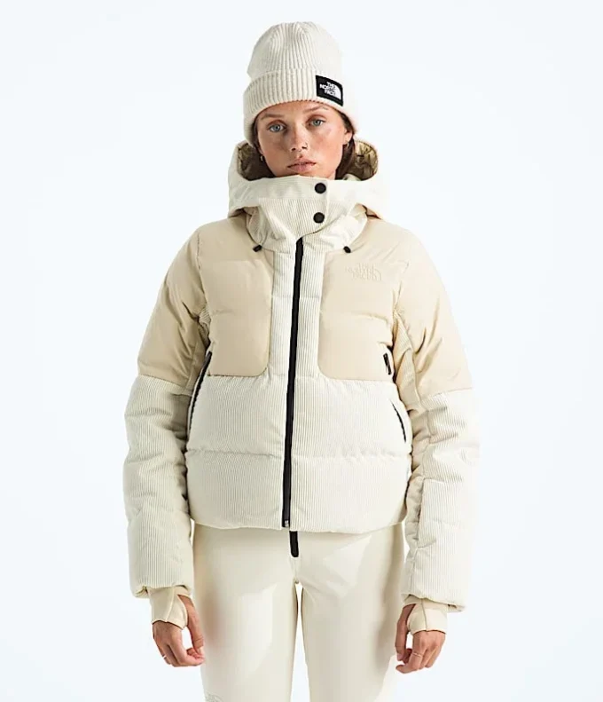 Cold Spell Corduroy Cropped Down Jacket för dam