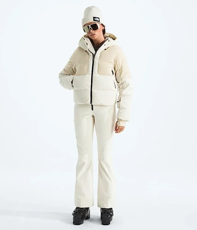 Cold Spell Corduroy Cropped Down Jacket för dam