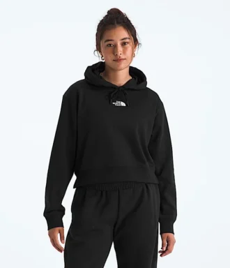 Essential Cropped Hoodie för dam