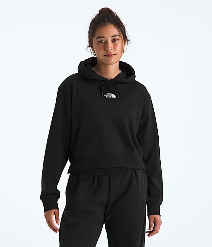 Essential Cropped Hoodie för dam