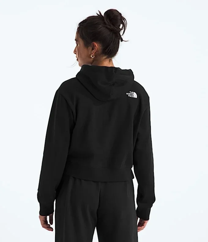Essential Cropped Hoodie för dam