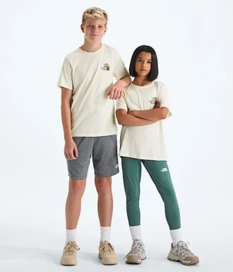 Evolution Flora kortärmad T-shirt för pojkar och flickor – Grafik