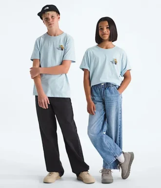 Evolution Flora kortärmad T-shirt för pojkar och flickor – Grafik