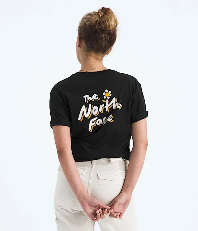 Evolution Floral Cloud kortärmad T-shirt för damer – Grafik Evolution Floral Cloud kortärmad T-shirt för damer – Grafik