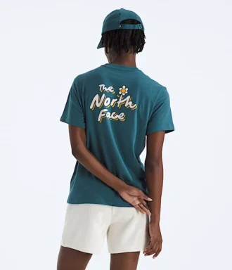 Evolution Floral Cloud kortärmad T-shirt för damer – Grafik