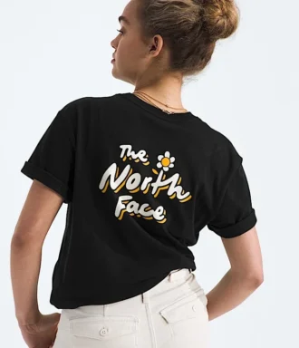 Evolution Floral Cloud kortärmad T-shirt för damer – Grafik Evolution Floral Cloud kortärmad T-shirt för damer – Grafik