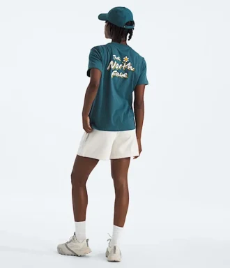 Evolution Floral Cloud kortärmad T-shirt för damer – Grafik