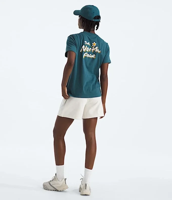 Evolution Floral Cloud kortärmad T-shirt för damer – Grafik