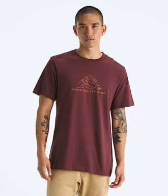 Evolution Mtn Base kortärmad T-shirt för herr – Grafik