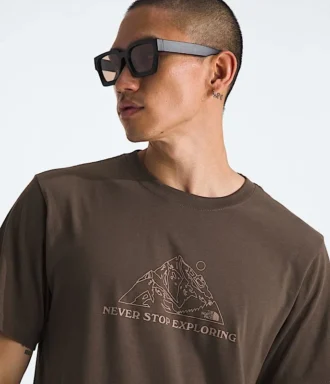Evolution Mtn Base kortärmad T-shirt för herr – Grafik