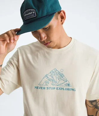 Evolution Mtn Base kortärmad T-shirt för herr – Grafik