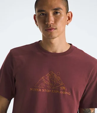 Evolution Mtn Base kortärmad T-shirt för herr – Grafik