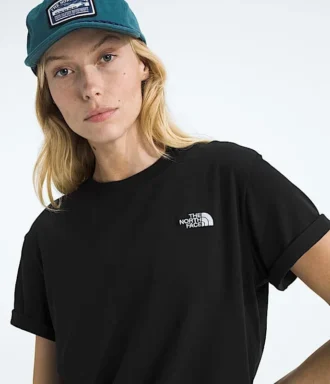 Evolution Simple Dome Relaxed Short-Sleeve Tee för dam