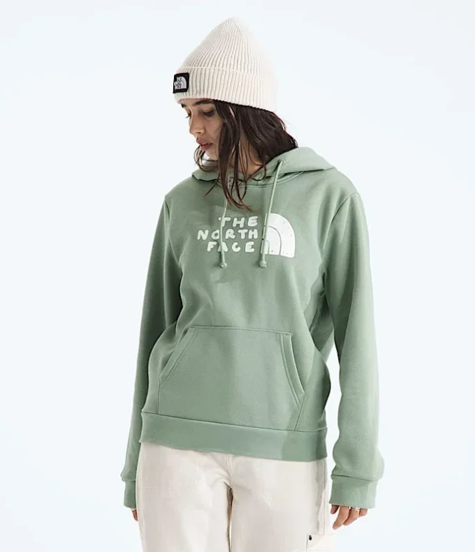 Evolution Sketch Logo Half Dome Hoodie för damer – Grafik Evolution Sketch Logo Half Dome Hoodie för damer – Grafik