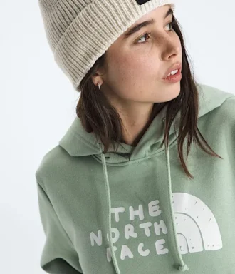 Evolution Sketch Logo Half Dome Hoodie för damer – Grafik