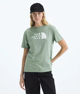 Evolution Sketch Logo Half Dome kortärmad T-shirt för damer – Grafik