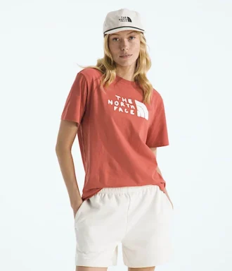 Evolution Sketch Logo Half Dome kortärmad T-shirt för damer – Grafik