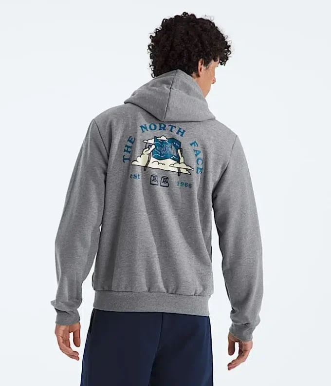 Evolution Travel-Cloud Hoodie för herr – Grafik Evolution Travel-Cloud Hoodie för herr – Grafik