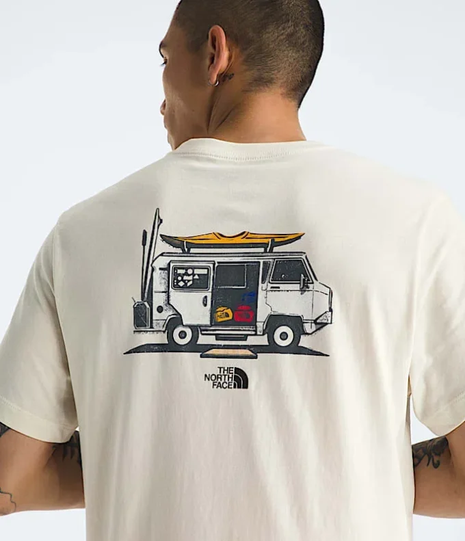 Evolution Van Life kortärmad T-shirt för herr – Grafik Evolution Van Life kortärmad T-shirt för herr – Grafik