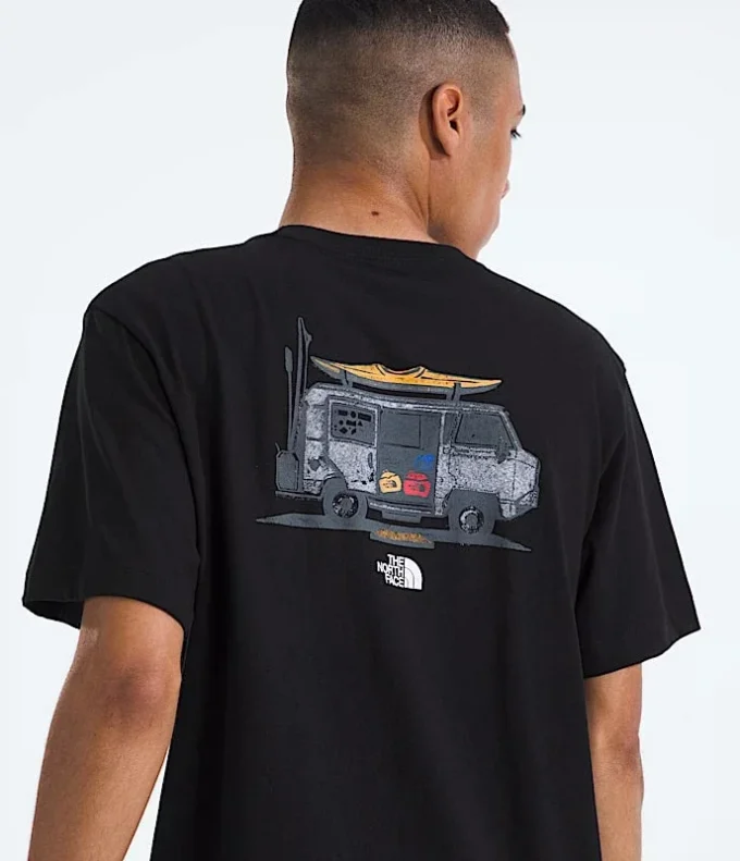 Evolution Van Life kortärmad T-shirt för herr – Grafik Evolution Van Life kortärmad T-shirt för herr – Grafik