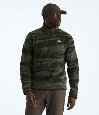 Glacier Fleece ½-Zip för herr – Tryck