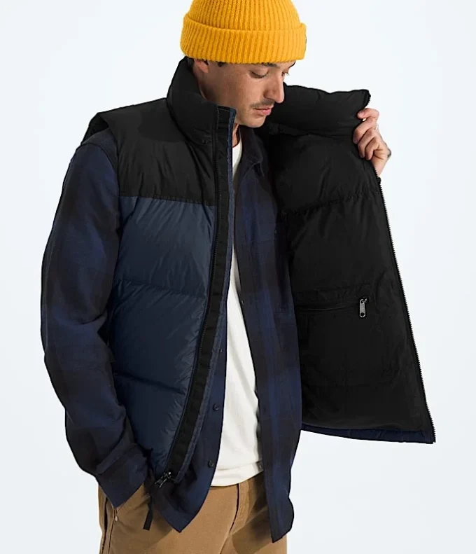 Herr 1996 Retro Nuptse Vest Herr 1996 Retro Nuptse Vest