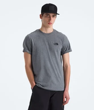 Herr-T-shirt med korta ärmar och enkel kupol Herr-T-shirt med korta ärmar och enkel kupol