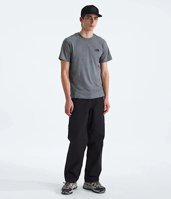 Herr-T-shirt med korta ärmar och enkel kupol Herr-T-shirt med korta ärmar och enkel kupol