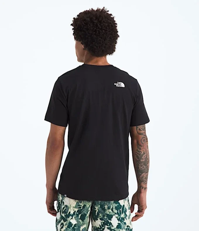 Herr-T-shirt med korta ärmar och enkel kupol Herr-T-shirt med korta ärmar och enkel kupol