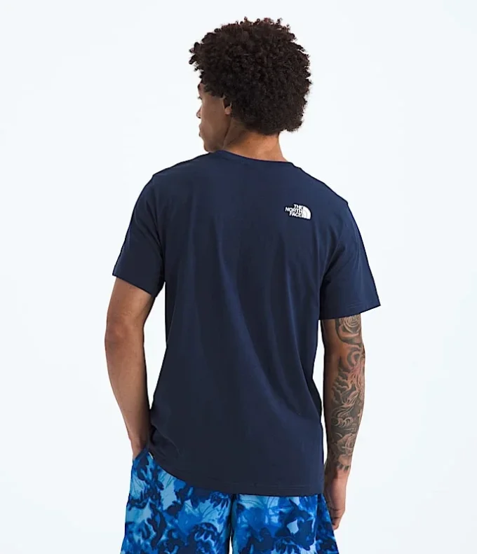 Herr-T-shirt med korta ärmar och enkel kupol Herr-T-shirt med korta ärmar och enkel kupol