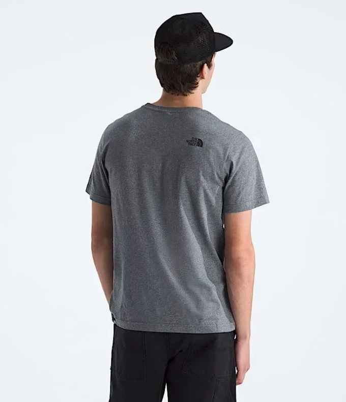 Herr-T-shirt med korta ärmar och enkel kupol Herr-T-shirt med korta ärmar och enkel kupol