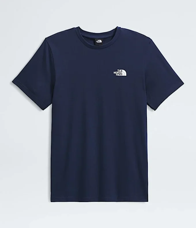 Herr-T-shirt med korta ärmar och enkel kupol Herr-T-shirt med korta ärmar och enkel kupol