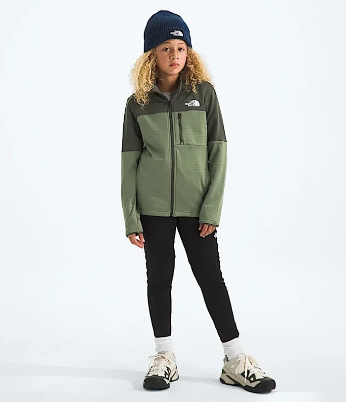Hike Mid Layer Full-Zip för pojkar och flickor Hike Mid Layer Full-Zip för pojkar och flickor