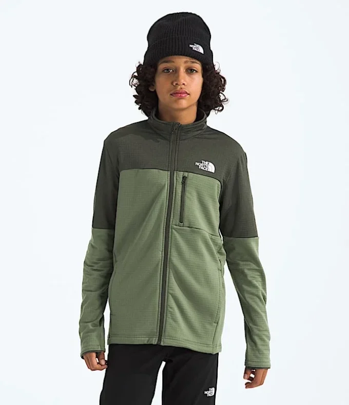 Hike Mid Layer Full-Zip för pojkar och flickor Hike Mid Layer Full-Zip för pojkar och flickor