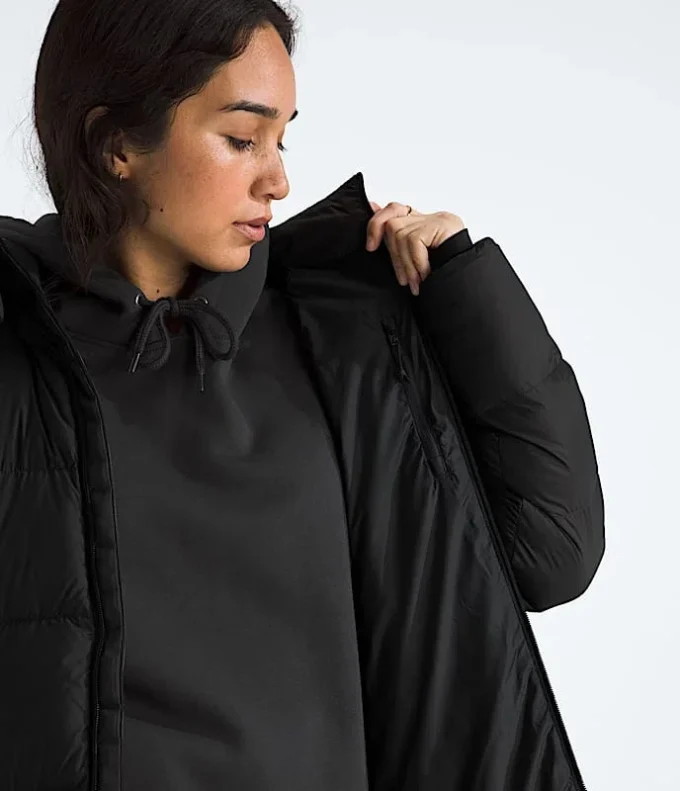 Hydrenalite™ City lång dunparkas med huva för damer Hydrenalite™ City lång dunparkas med huva för damer