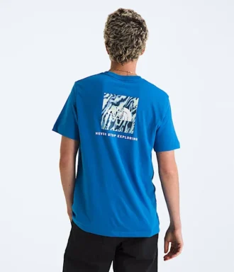 Kortärmad Core Wavy Lines Box NSE-T-shirt för herr Kortärmad Core Wavy Lines Box NSE-T-shirt för herr