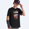 Kortärmad T-shirt för pojkar och flickor med landskapsmotiv Kortärmad T-shirt för pojkar och flickor med landskapsmotiv