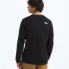 Långärmad enkel dome-t-shirt för herr Långärmad enkel dome-t-shirt för herr