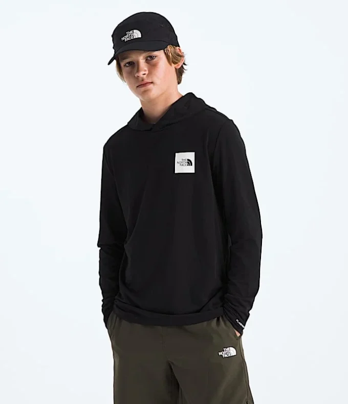 Långärmad hoodie för pojkar och flickor – Adventure – Grafik Långärmad hoodie för pojkar och flickor – Adventure – Grafik