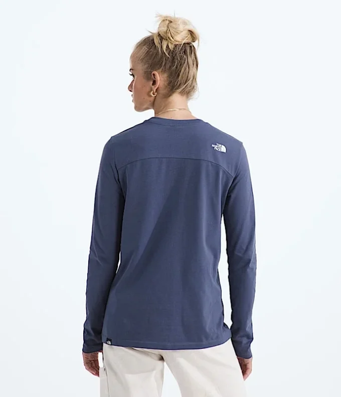 Långärmad Simple Dome Tee för damer Långärmad Simple Dome Tee för damer